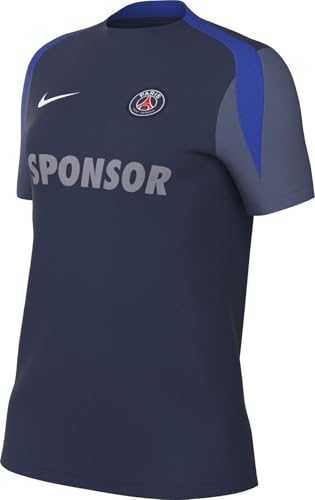 Haut de football à manches courtes femme Nike PSG Strike Dri-FIT pour supporter le Paris Saint-Germain