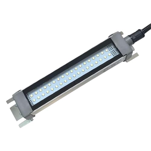 VCEVCL Metal LED Machine Tool Working Light Waterproof Oil Proof Explosion-Proof CNC Lathe 220V 24V Working Lamp(455CM 15W,110V 230V)