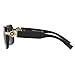 Versace Man Sunglasses Black Frame, Dark Grey Lenses, 58MM