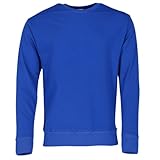 Fruit of the Loom - Sudadera básica Ligera con Mangas Modelo Set-In Hombre Caballero (2XL) (Azul eléctrico)