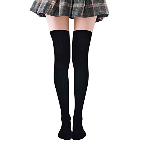 Women Thigh High Socks? Knee High Socks? Long Socks Over the Knee High Boot Stockings Cotton Leg Warmers