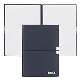 HUGO BOSS A6 Notizbuch Elegance Storyline Navy