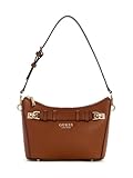 GUESS Gregoria Top Zip Shoulder Bag, Cognac, One Size, Gregoria Top Zip Shoulder Bag
