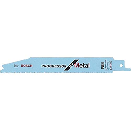 Bosch Professional Bosch lame de scie sabre pour le métal S 123 XF BIM Progressor for Metal 5 pièces 2608654402