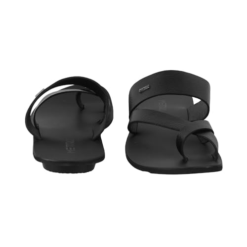 Image of Metro Men Synthetic Leather Chappal