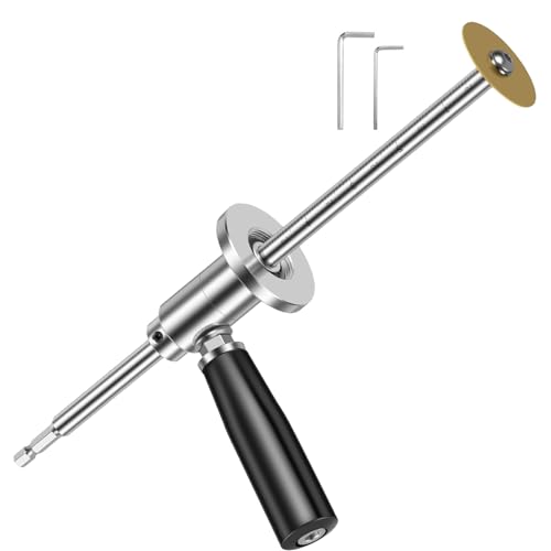 Precision Inside Pipe Cutter For PVC - 7 Inch Adjustable Depth Cutter Tool With Diamond Grit Wheel