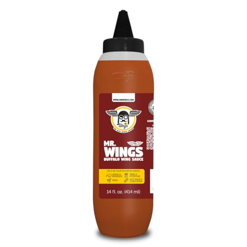 Mr Wings Buffalo Mr. Wings Sauce 14 Fl Oz. Mild classic Buffalo style with a unique signature. Creamy & spicy Chiken dip.