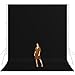 LimoStudio 10' x 20' Photo Video Studio Seamless Solid Black Muslin Backdrop Photo Studio Background, AGG1601