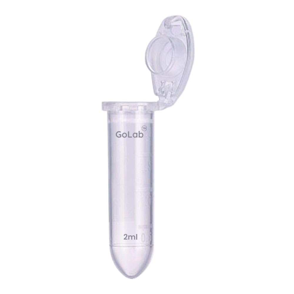 GoLab Laboratory Micro Centrifuge Polypropylene Tube 2 ml Conical Bottom | Lab Tested, Export Quality Beakers Perfect for Any School, College & Laboratory Pack of 500Pcs (B0C8BNHGL4) Amazon Price History, Amazon Price Tracker