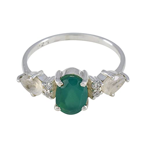 Bague multi cz argent sterling 925 le cadeau unisexe idéal pour célébrer un lien