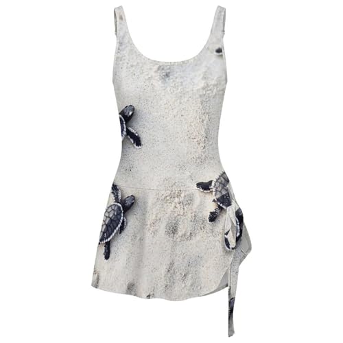 Women's Summer Flowy Camisole Short Skirt for Vacation Party Wedding4