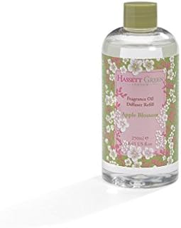 Hassett Green - Apple Blossom - Fragrance Oil Reed Diffuser Refill - Larger Size 250ml Bottle
