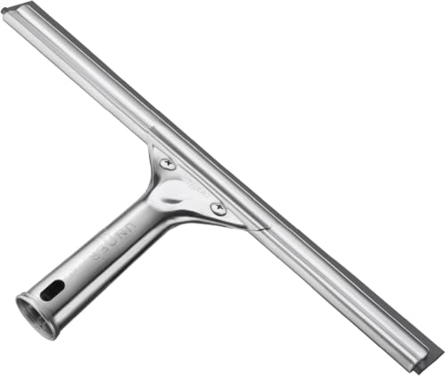 Image of Unger Professional Stainless Steel Heavy-Duty Squeegee,12 inch,Silver,(Pack of 10)