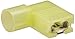 Nylon Insulated Flag Terminal, Small Packs, 12-10 Wire Size, 0.250" x 0.032" Tab Size