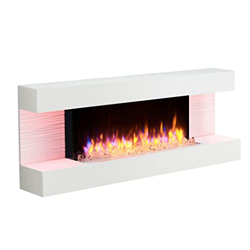 BALDERIA Elektrokamin Hestia | Elektrischer Standkamin mit 3D-Flammeneffekt...