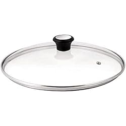Tefal Tapa cristal 20 cm 280973 Tapa de cristal con ventilación de vapor integrada, pomo cómodo, apta para sartenes, ollas y guiseras