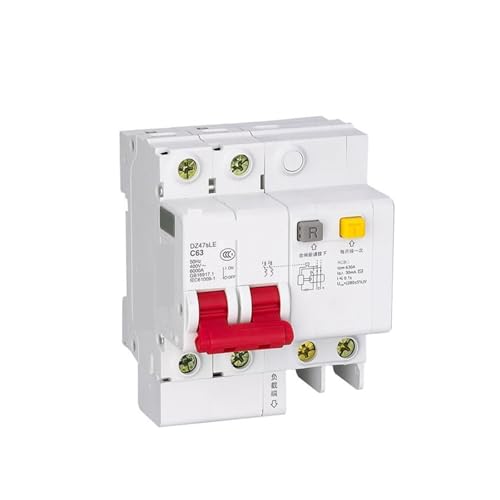 Disjoncteur contre les fuites DZ47 triphasé 50A coupure automatique instantanée