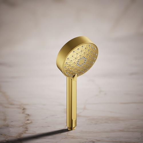 Regadera de mano Kohler modelo 72415-G-2MB redonda cepillada miniatura 2