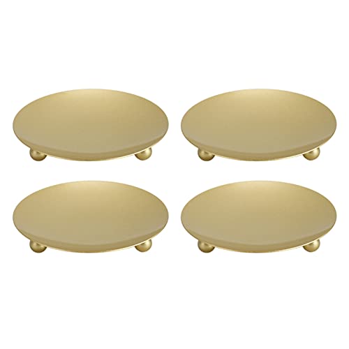 Candelabro de Metal Dorado con Patas Resistentes y estables, Ideal para Espacios Grandes, Ideal para Dormitorio, Oficina y cafetería.