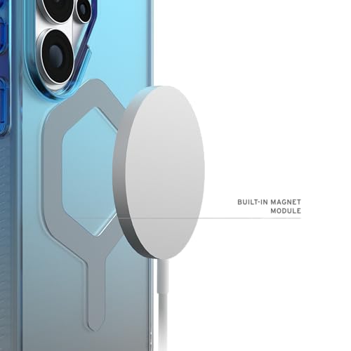 Image of Urban Armor Gear UAG Designed for Galaxy S26 Ultra 5G Case, Plyo - Compatible with Magnetic Charging Translucent Rugged Military Drop Tested Protective Cover - Blue Ombre