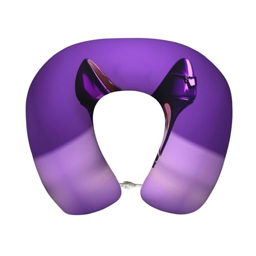 Almohada de poliéster para cuello tamaño único negra miniatura 1