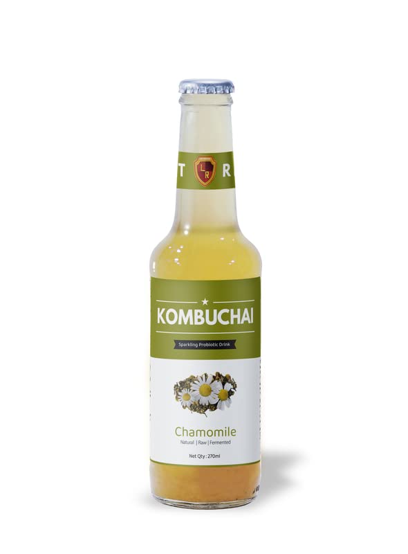 Kombuchai Chamomile Sparkling Probiotic Drink Pack of 1 | 270 Ml