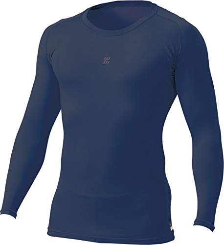 ZETT 野球 プロステイタス PCW クルーネック 長袖アンダーシャツ ネイビー L BPRO800C