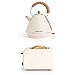 KETTLE Rétro Pack blanc grille-pain 3 modes et bouilloire 1,7 L
