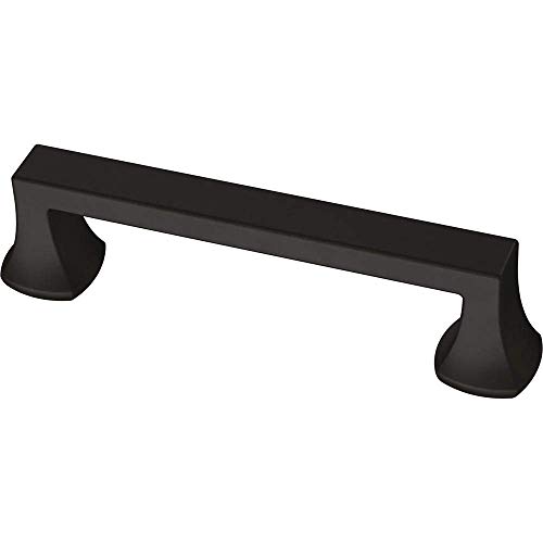 Mandara - Tirador para cajón (96 mm), color negro mate