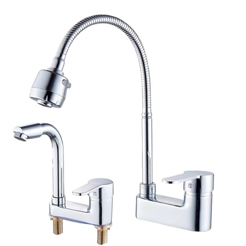Mitigeur d'évier de salle de bain pour lavage de cheveux facile