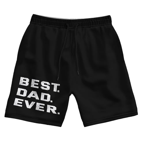 Dad's Funny Swim Trunks Quick Dry Beach Shorts with Pockets Perfect Summer Gift for Dads