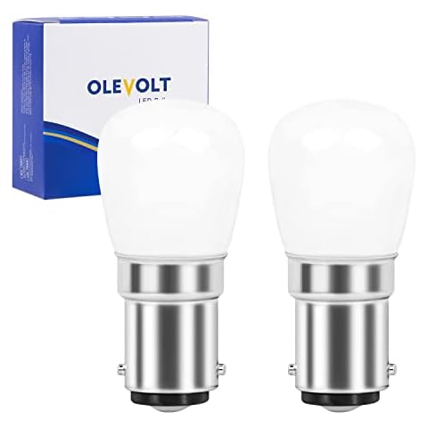 OLEVOLT B15D LED Bombilla 3000K Luz Blanco Cálido Cover