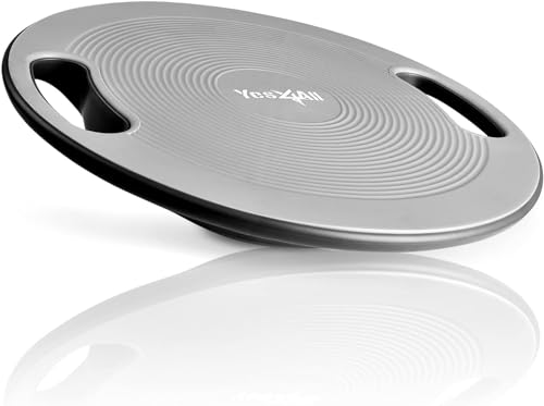 Yes4All T3VS Planche d'équilibre oscillante en plastique, surface oscillante de 40 cm, planche...