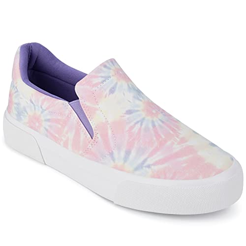 Image of JENN ARDOR Womens Slip On Sneakers Perforated /Quilted Casual Shoes Fashion Walking Flats