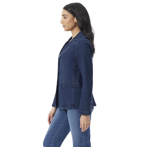 Gloria Vanderbilt Women's Single Button Front Fitted Blazer Standard2