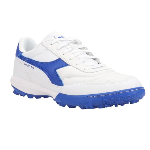 Image of Diadora Mens Calcetto Ii Lightweight Turf Soccer Cleats - White - Size 6 M