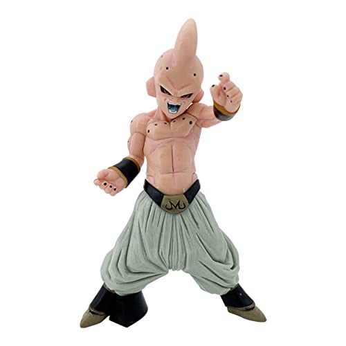 LXBH Figurine Dragon Ball Dragon Ball Super Majin Buu Anime Action Figure PVC Chiffres De Modèle 18CM Vegeta Saiyan Statue Personnage Jouets De Bureau Ornements Figurine Cover