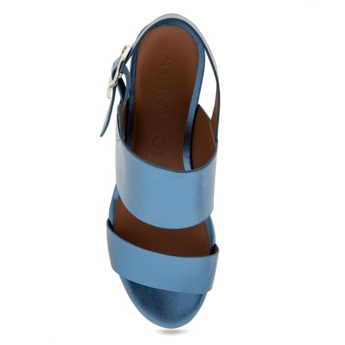 Image of Aerosoles Women's Camera Metallic Platform Sandal