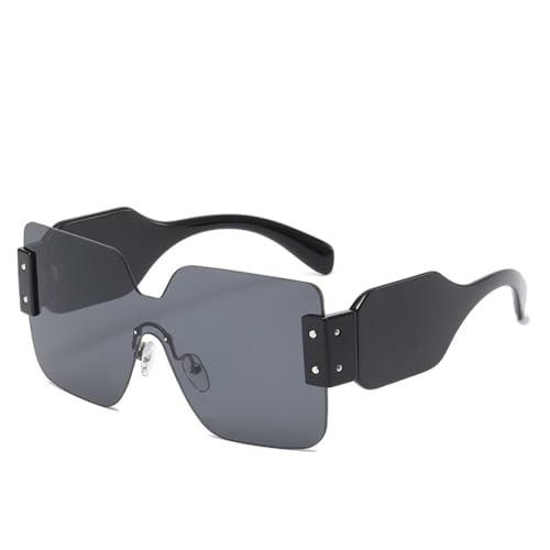 Lunettes de soleil carré pour femme polygone vintage avec protection UV400