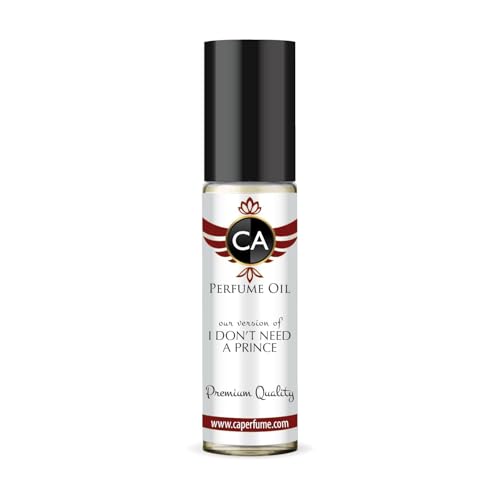 CA Perfume Impression of I Don't Need A Prince Unisex Eau De Parfum Amber Vanilla Scent Long Lasting Unisex Fragrance Travel Size TSA Ready for Day and Night Wear 0.33 Fl Oz 10ml