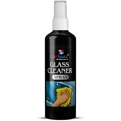 Image of CAR SAAZ Glass Cleaner Spray 100ml with Microfiber Glass Cloth