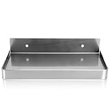 Cyrank Bathroom Cell Phone Shelf, Stainless Steel Wall Mount Toilet Phone Holder Toilet Small Phone Holder Phone Shelf Wall Shelf for Bathroom, Kitchen, Toilet(Silver)