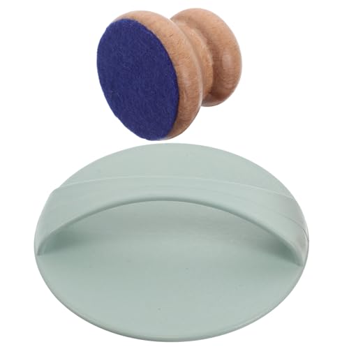 MUCKLILY 版画 初心者向け 耐久プラスチック製 インクパッド 木製ローラー付き アートクラフト用 版画ツール 直感的設計 簡単操作可能 な