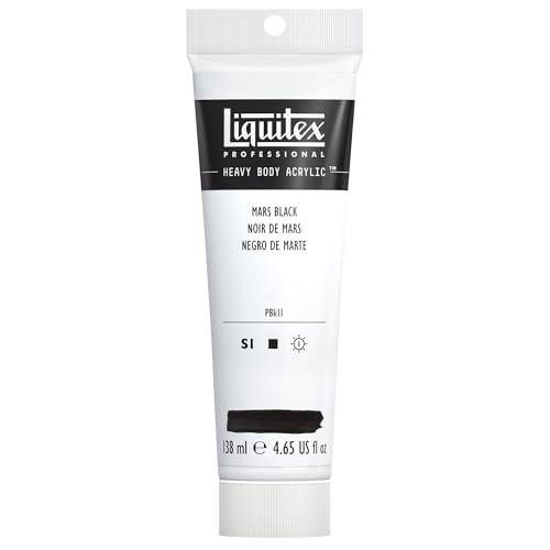 Image of Liquitex Professional Heavy Body Acrylic Paint 4.65-oz tube, Mars Black