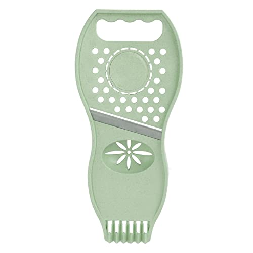 Haofy Exprimidor de Limón Exprimidor de Frutas, Exprimidor de Limón 3 en 1, Cortador de Verduras (Verde)
