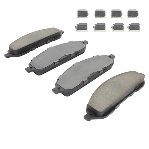 Image of QUALITY-BUILT Front Semi-Metallic Brake Pads, Premium 1001-1022M, Compatible with 2004-2007 Ford /Mercury (Freestar,Monterey)