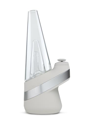 Evertree Puffco Peak Vaporizer - Wolkenfarbe: 3D-Kammer + Joystick-Kappe, Echtzeit-Temperaturregelung, Weiß