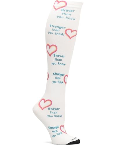 Image of Nurse Mates Women's 360 Socks | 12-14 mmHg Compression | Over The Calf | Comfort Support | 1 Pair