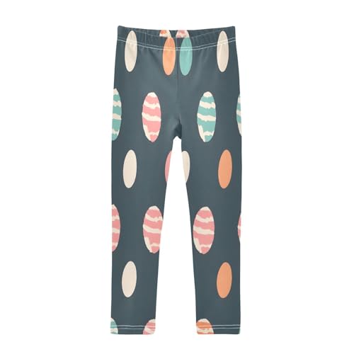 Bolaz Toddler Girls Leggings Printed Yoga Pants Leggings Colorful Eggs for Kids