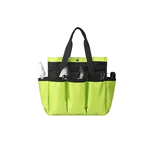 Portable Gardening Toolbox with Pocket - 2pcs, Multipurpose Storage Bag with Bracket